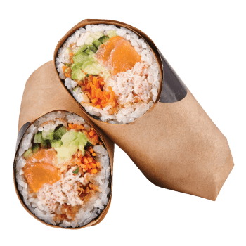 Sushi Burrito Saumon & crabe